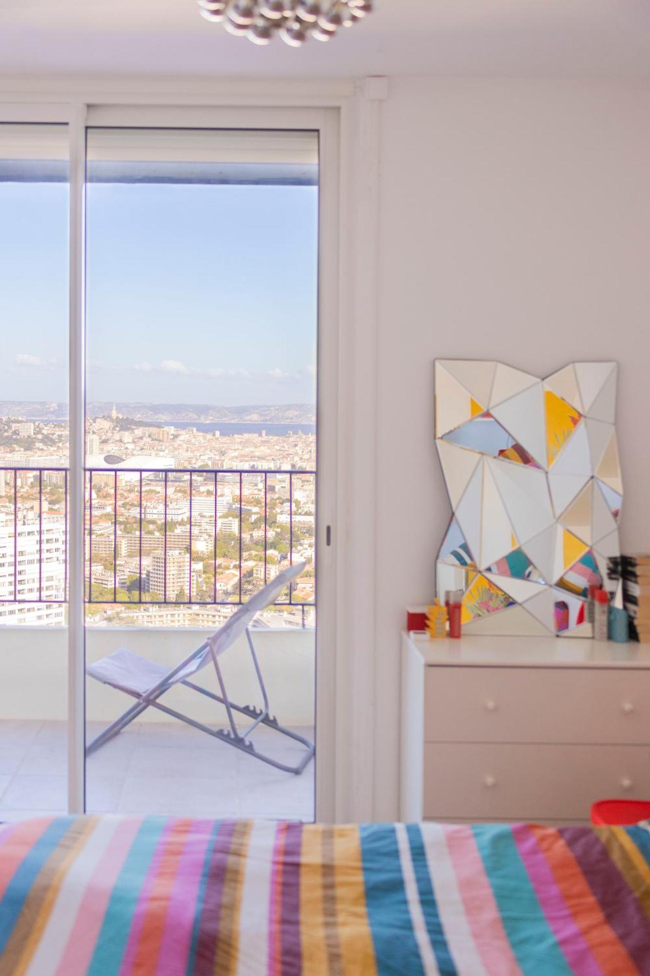 Panoramic View Of Marseille For Two Apartment Exterior photo